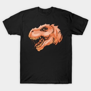 Dinosaur Head Dangerous T-Rex T-Shirt